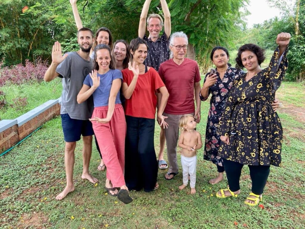 Community wellness moment in Mysore